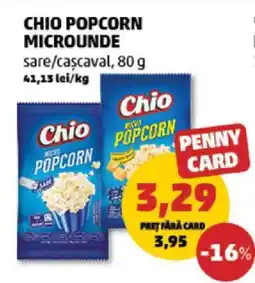 Penny CHIO Popcorn microunde Ofertă