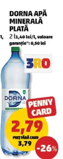 Penny Dorna Apă Minerală Plată Ofertă