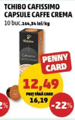 Penny TCHIBO CAFISSIMO CAPSULE CAFFE CREMA Ofertă