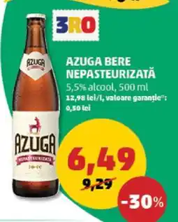 Penny AZUGA Bere nepasteurizată Ofertă