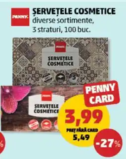 Penny Șervețele cosmetice Ofertă