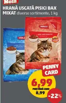Penny Hrană uscată pisici Bax Mixat Ofertă