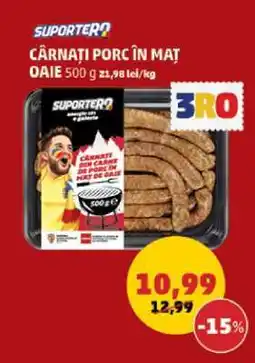 Penny Cârnați Porc în Maț Oaie Ofertă