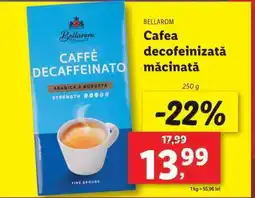 Lidl Bellarom Cafea decofeinizată măcinată Ofertă
