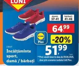 Lidl Încălțăminte sport, damă / bărbați Ofertă