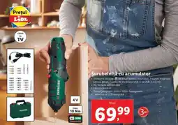 Lidl Șurubelniță cu acumulator Ofertă