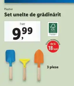 Lidl Set unelte de grădinărit Ofertă
