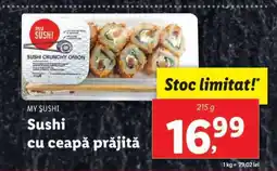 Lidl Sushi cu ceapă prăjită Ofertă