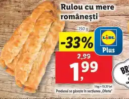Lidl Rulou cu mere românești Ofertă