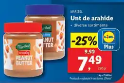 Lidl Maribel Unt de arahide Ofertă