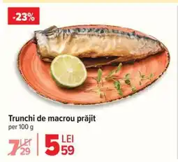 Trunchi de macrou prăjit