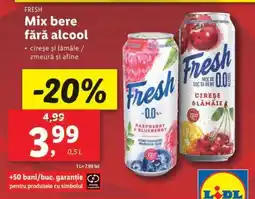 Lidl FRESH Mix bere fără alcool Ofertă