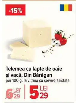 Carrefour Telemea cu lapte de oaie și vacă, Din Bărăgan Ofertă