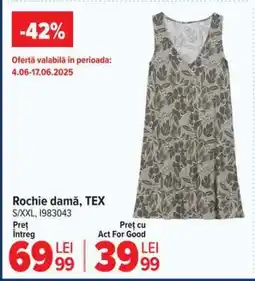 Carrefour Rochie damă, TEX Ofertă