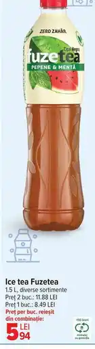 Carrefour Ice Tea Fuzetea Ofertă