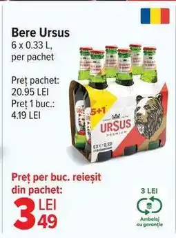 Carrefour Bere Ursus Ofertă