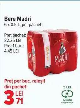 Carrefour Bere Madri Ofertă