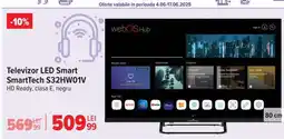 Carrefour Televizor LED Smart SmartTech S32HW01V Ofertă