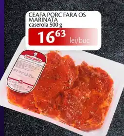 Unicarm Ceafa porc fara os marinata caserola Ofertă