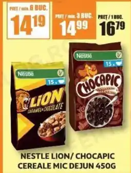 Auchan Nestle lion/chocapic cereale mic dejun Ofertă