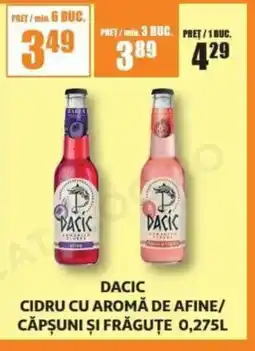 Auchan Dacic cidru cu aromă de afine/ căpşuni și frăgute Ofertă