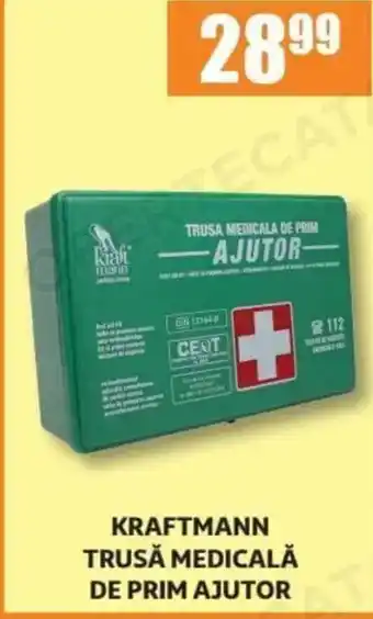 Auchan Kraftmann trusă medicală de prim ajutor Ofertă