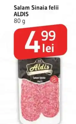 Supeco Salam Sinaia felii ALDIS Ofertă