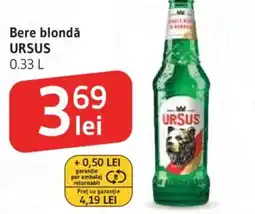 Supeco Bere blondǎ URSUS Ofertă