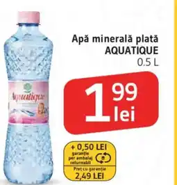 Supeco Apă minerală plată AQUATIQUE Ofertă