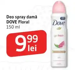 Supeco Deo spray damă DOVE Floral Ofertă