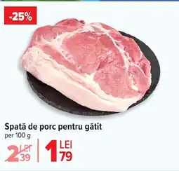 Carrefour Market Spată de porc pentru gătit Ofertă