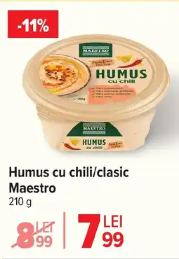 Humus cu chili/clasic Maestro