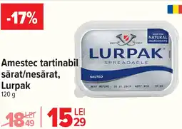 Amestec tartinabil sǎrat/nesărat, Lurpak