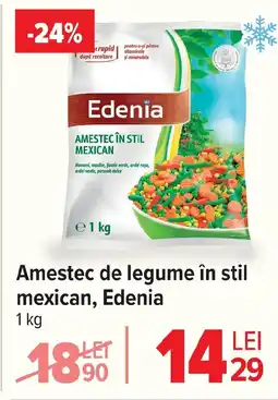 Amestec de legume în stil mexican, Edenia
