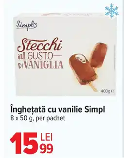 Îngheţată cu vanilie Simpl