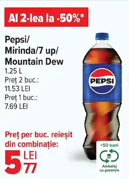 Pepsi/ Mirinda/7 up/ Mountain Dew