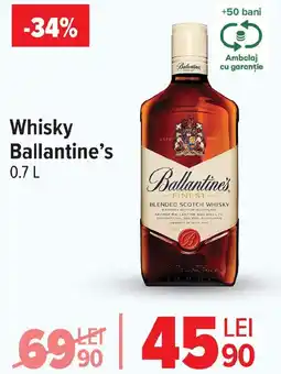 Carrefour Market Whisky Ballantine's Ofertă