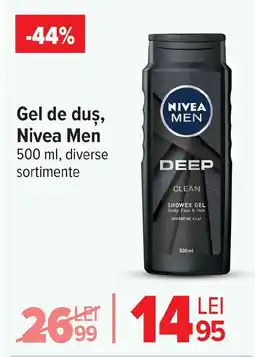 Carrefour Market Gel de duş, Nivea Men Ofertă