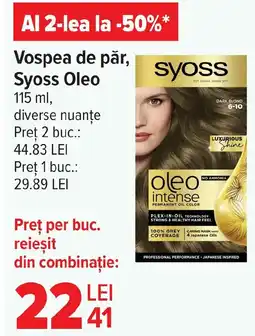 Vospea de păr, Syoss Oleo