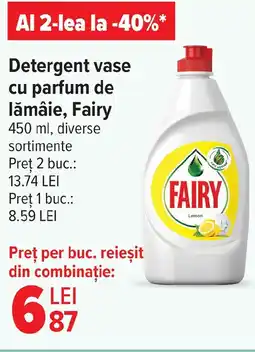 Carrefour Market Detergent vase cu parfum de lămâie, Fairy Ofertă