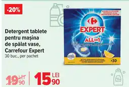 Carrefour Market Detergent tablete pentru maşina de spălat vase, Carrefour Expert Ofertă