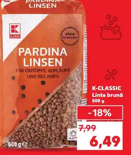Kaufland K-CLASSIC Linte brunǎ Ofertă