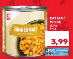 Kaufland K-CLASSIC Porumb dulce Ofertă