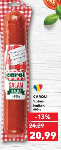 Kaufland CAROLI Salam italian Ofertă