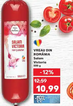 Kaufland VREAU DIN ROMÂNIA Salam Victoria Ofertă