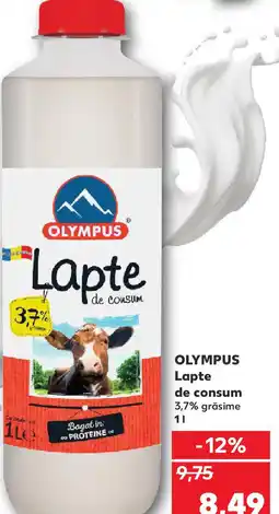 Kaufland OLYMPUS Lapte de consum 3,7% grăsime Ofertă
