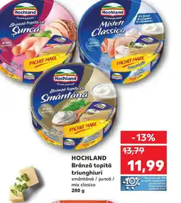 Kaufland HOCHLAND Brânza topită triunghiuri Ofertă