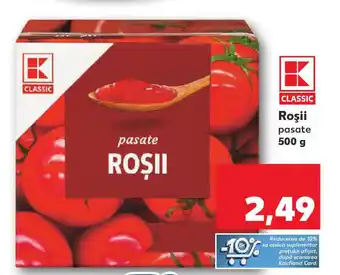 Kaufland Roşii pasate Ofertă