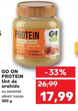 Kaufland GO ON PROTEIN Unt de arahide Ofertă