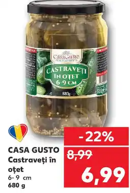 Kaufland CASA GUSTO Castraveţi în oţet 6-9 cm Ofertă